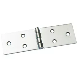Петля карточная мебельная 128х40 (цинк)