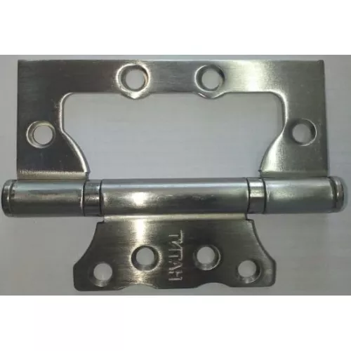 Петля дверная бабочка (хром матовый) 100х75х2.5 SN: СК-07343 