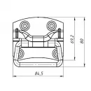 Ручка откидная для ящика 85x70 мм, оцинкованная: MT-13102, фото товара 2