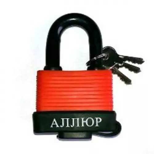 Замок навесной АЛЛЮР SP-50 влагозащитный d=10: СК-67268 